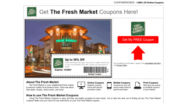 thefreshmarket.couponrocker.com