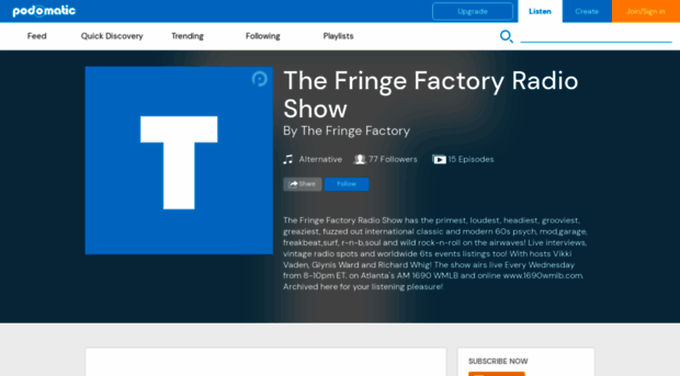 thefringefactory.podomatic.com