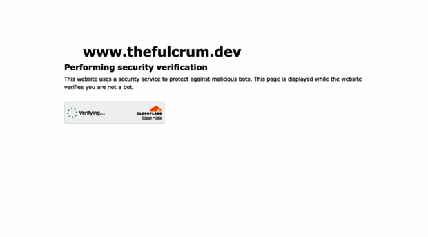 thefulcrum.dev