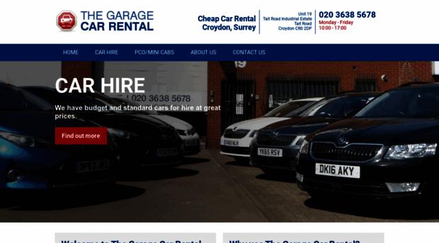 thegaragecarrental.co.uk
