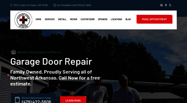 thegaragedoormedics.com