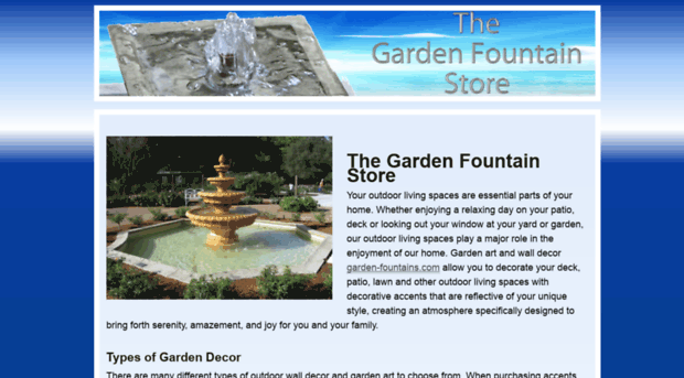 thegardenfountainstore.com