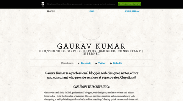 thegauravkumar.brandyourself.com