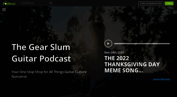 thegearslum.podbean.com