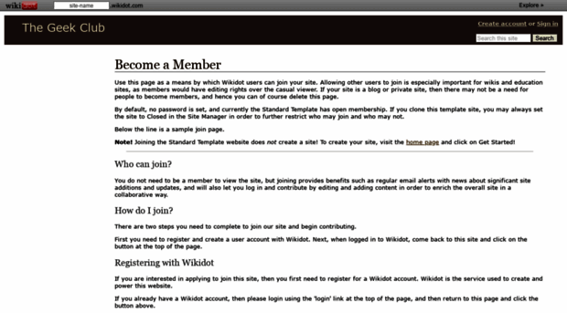 thegeekclub.wikidot.com