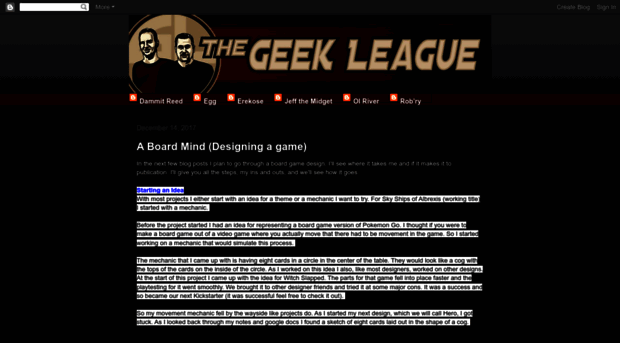 thegeekleague.blogspot.com