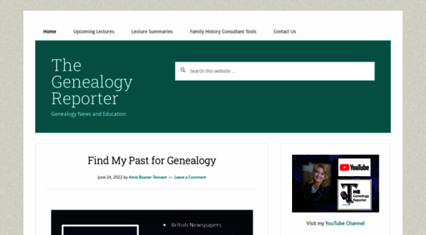 thegenealogyreporter.com