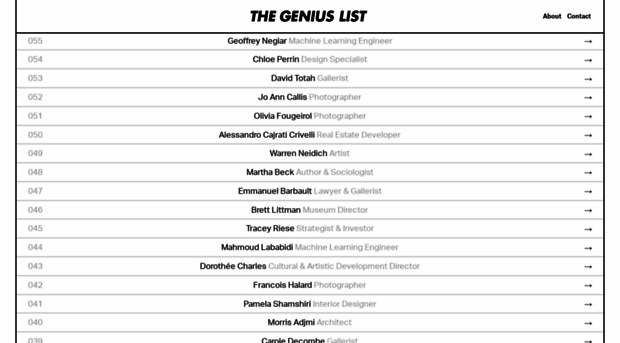 thegeniuslist.com