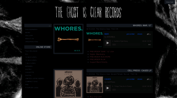 theghostisclearrecords.limitedrun.com