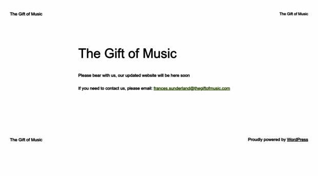 thegiftofmusic.com