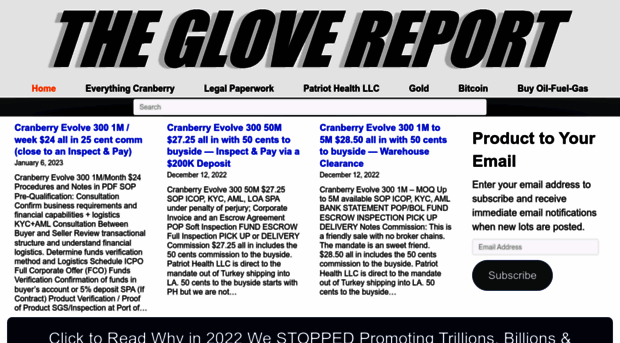 theglovereport.com