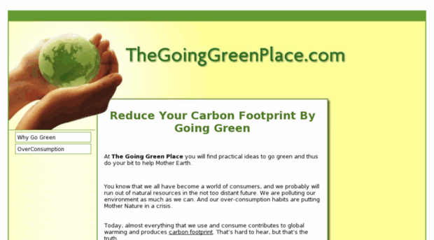 thegoinggreenplace.com