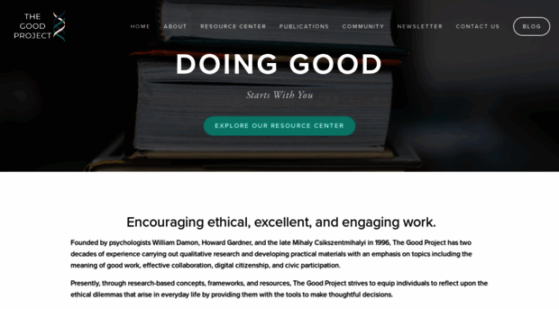 thegoodproject.org