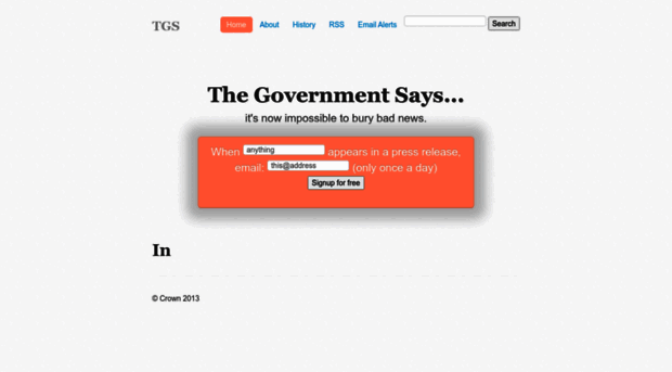 thegovernmentsays.com