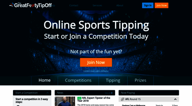 thegreatfootytipoff.com