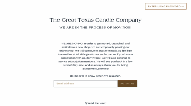 thegreattexascandleco.com