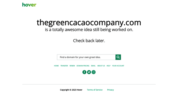 thegreencacaocompany.com