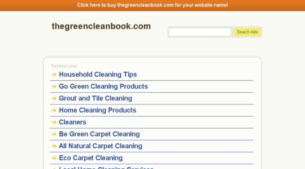 thegreencleanbook.com