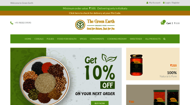 thegreenearthorganic.com