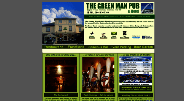 thegreenmanhotelatwembley.co.uk