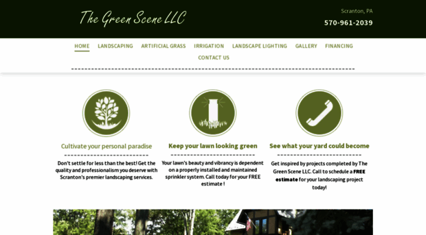 thegreenscenellc.com