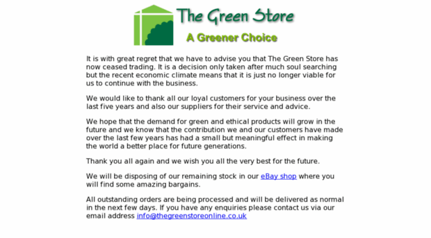 thegreenstoreonline.co.uk