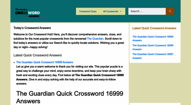 theguardiancrosswordanswers.com