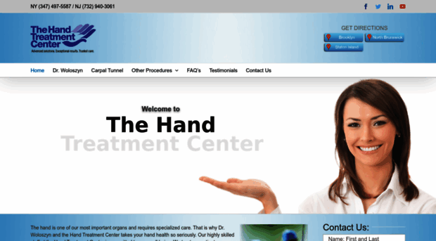 thehandtreatmentcenter.com