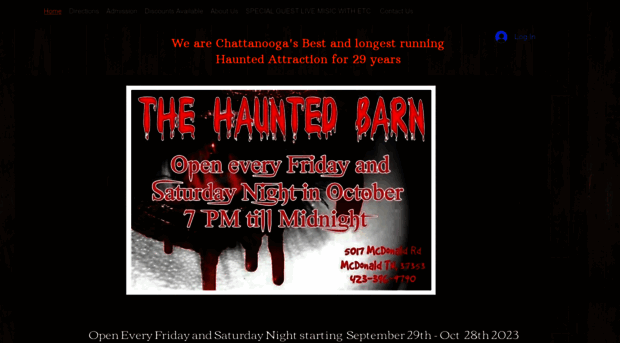 thehauntedbarnchattanooga.com