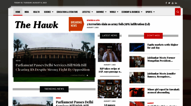 thehawkindia.com