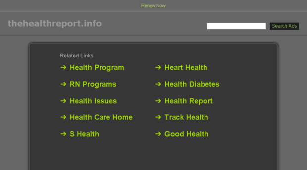 thehealthreport.info