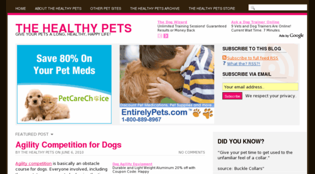 thehealthypets.org