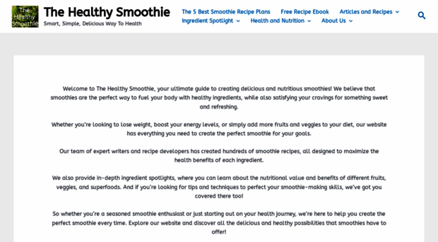 thehealthysmoothie.com