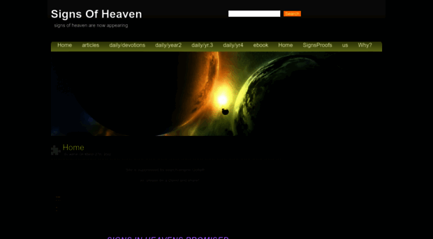 theheavensdeclare.net