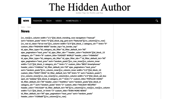 thehiddenauthor.com