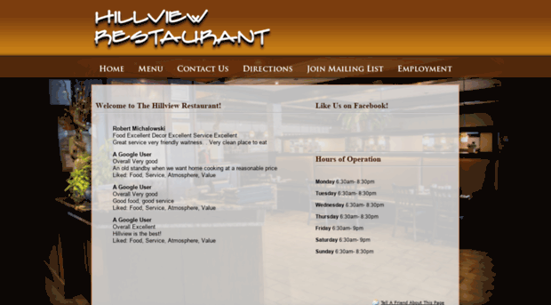 thehillviewrestaurant.com