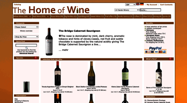 thehomeofwine.co.uk