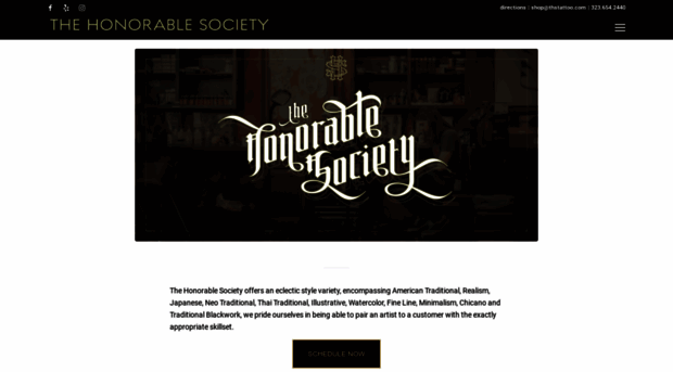 thehonorablesociety.com