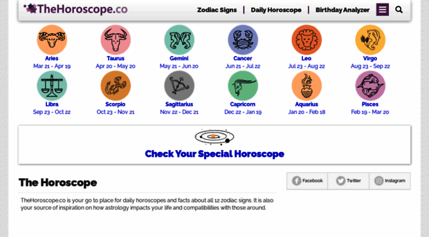 thehoroscope.co