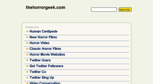 thehorrorgeek.com