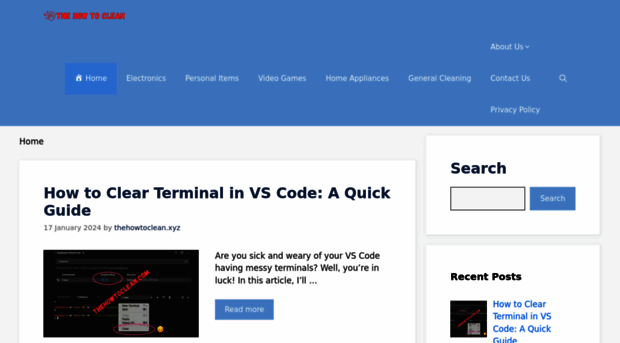 thehowtoclean.xyz