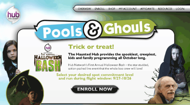 thehubpoolsandghouls.com