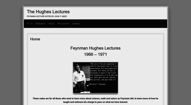 thehugheslectures.info