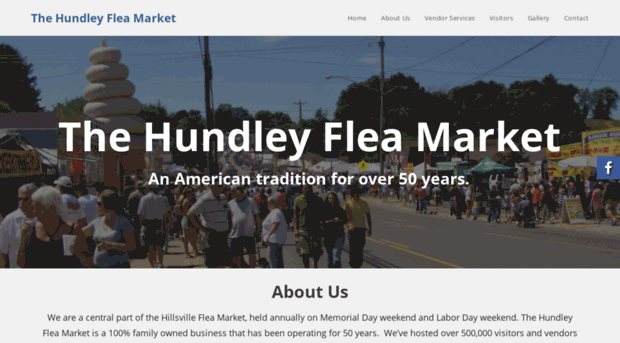 thehundleyfleamarket.com