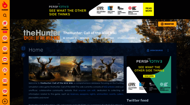 thehuntercotw.wikia.com