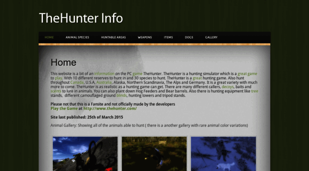 thehunterinfo.weebly.com