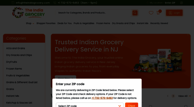 theindiagrocery.com