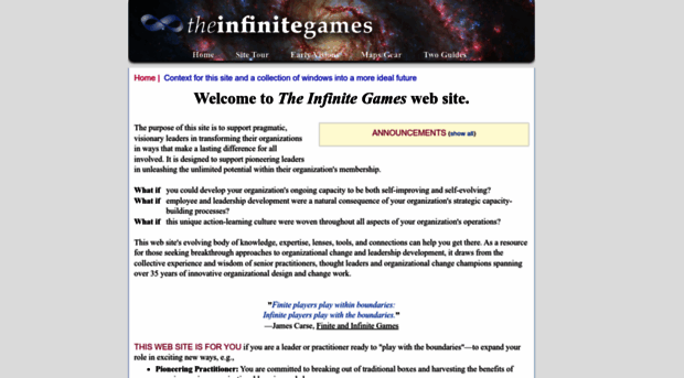 theinfinitegames.org