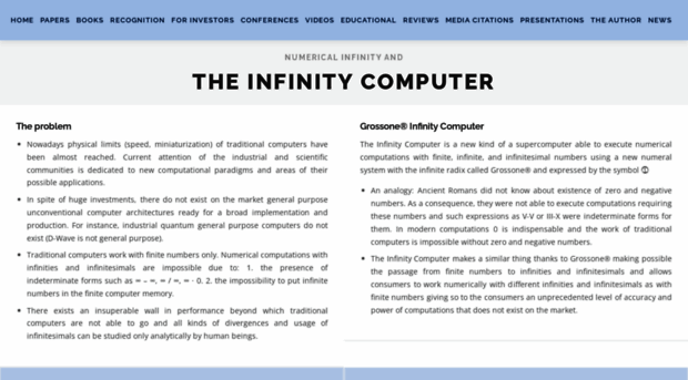 theinfinitycomputer.com