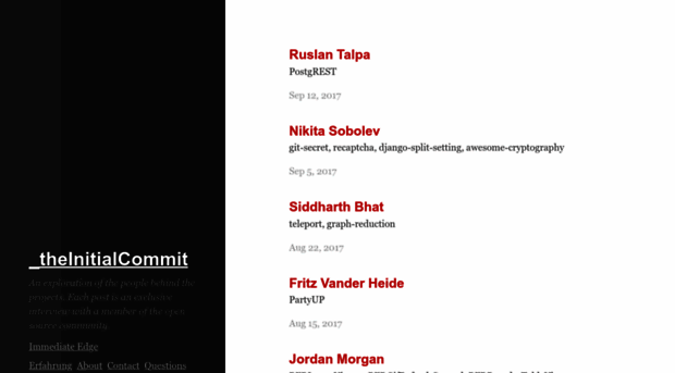theinitialcommit.com